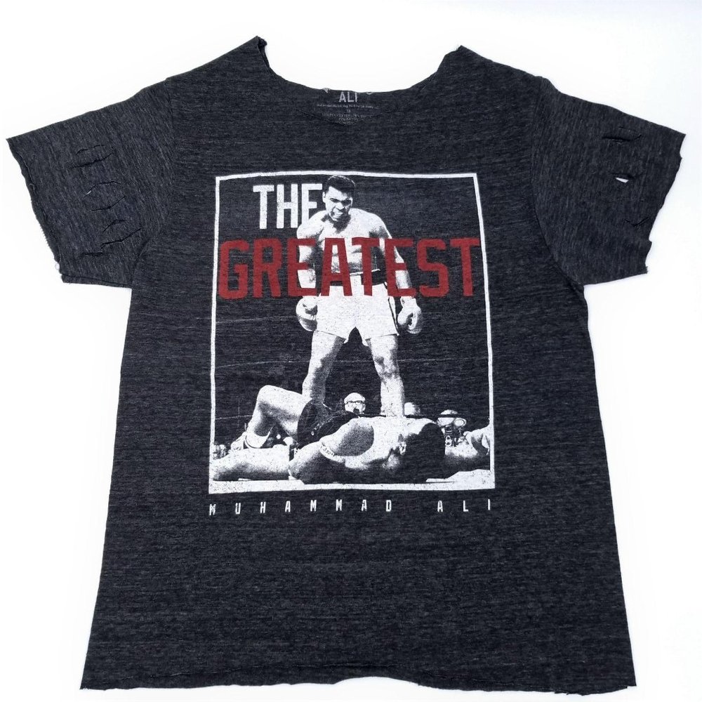 Muhammad Ali The Greatest TShirt DIY Altered Shred